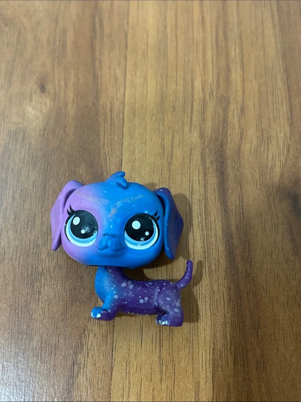 Littlest Pet Shop Purple & Blue Galaxy Dog Figurine